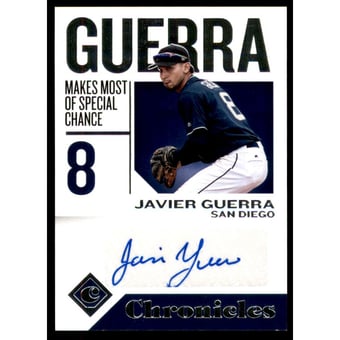 2018 Panini Chronicles Autographs #CAJG Javier Guerra