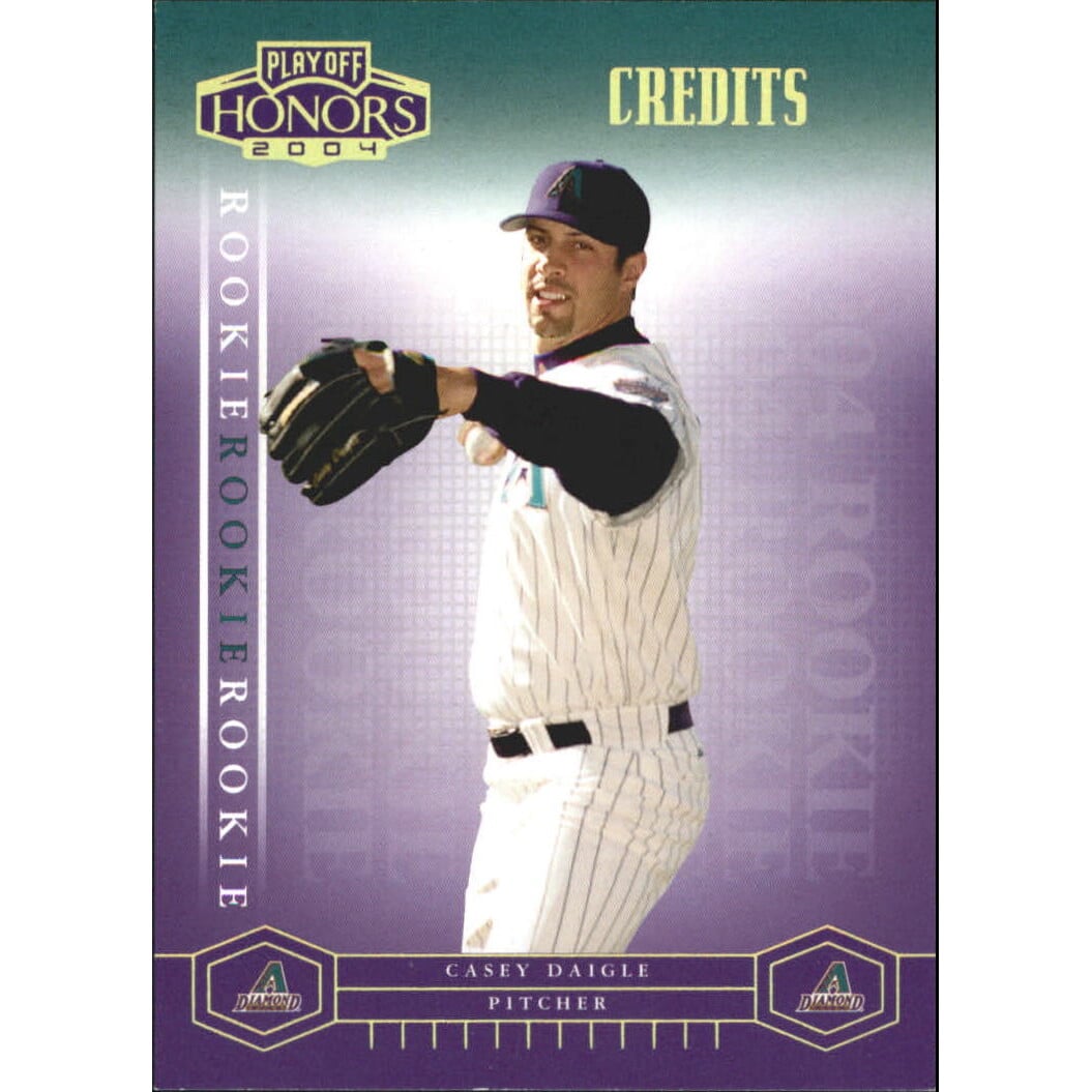 2004 Playoff Honors Credits Gold #225 Casey Daigle
