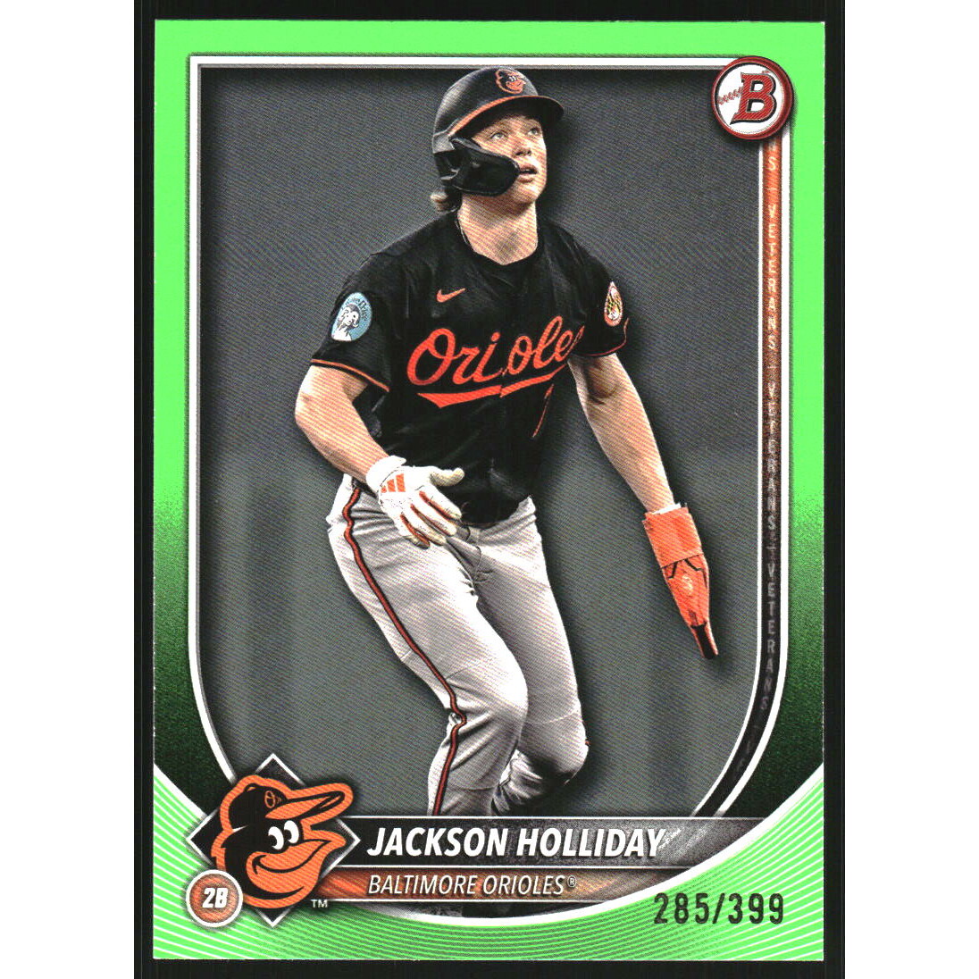 2025 Bowman Neon Green #77 Jackson Holliday