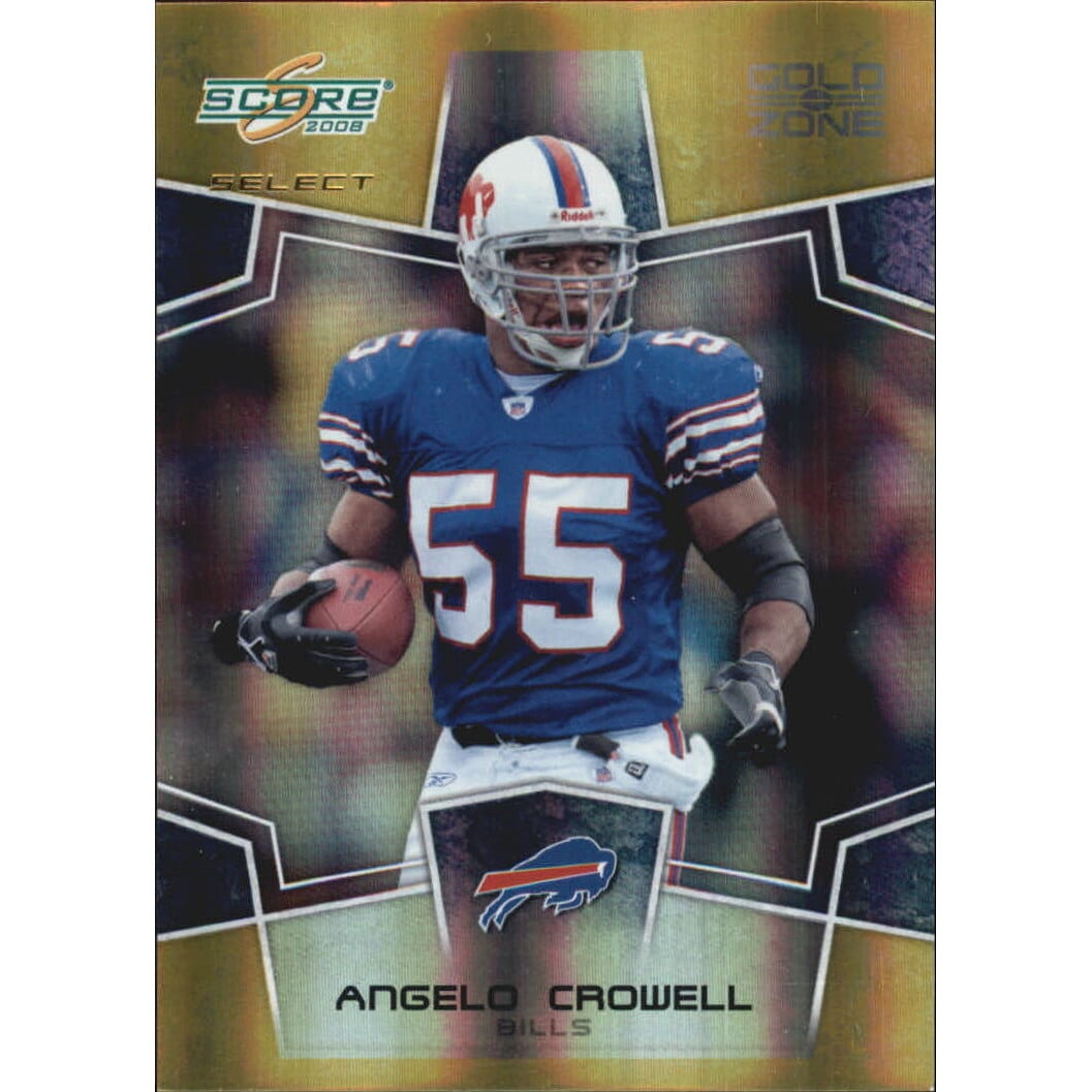 2008 Select Gold Zone #36 Angelo Crowell