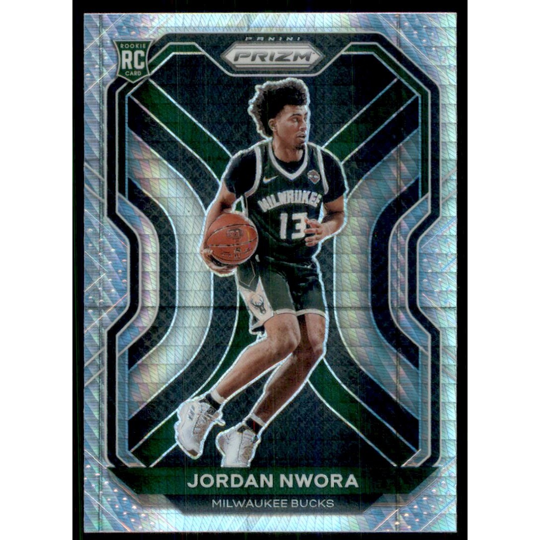 2020-21 Panini Prizm Prizms Hyper #273 Jordan Nwora