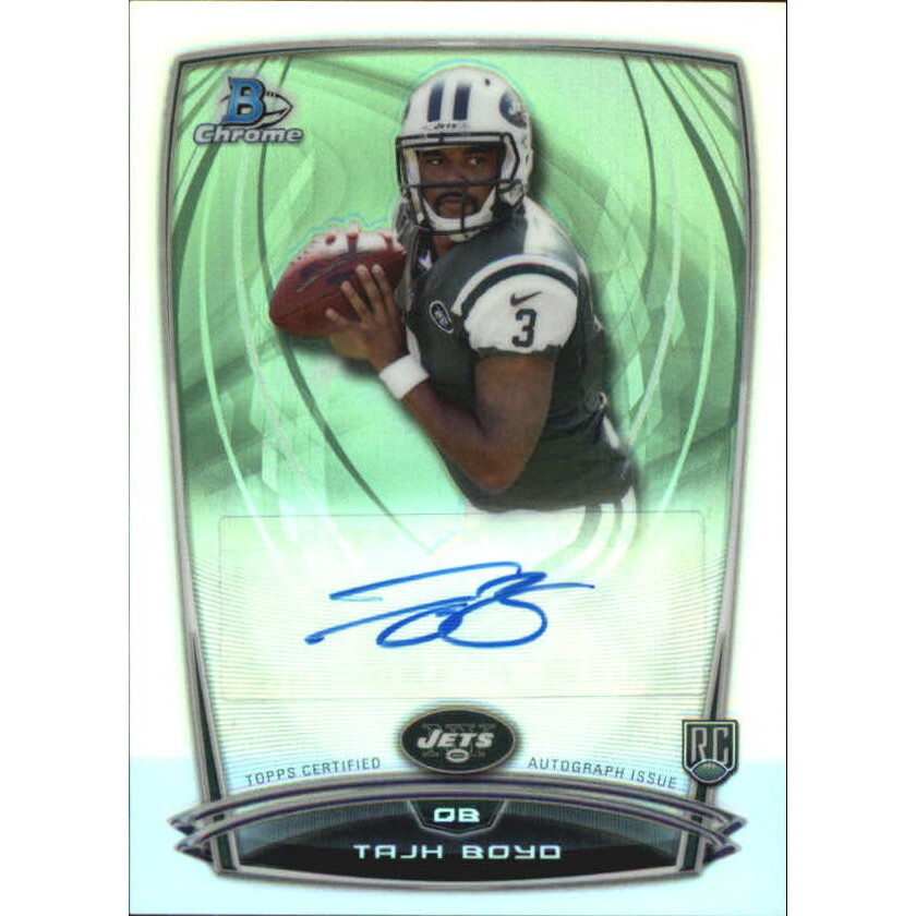 2014 Bowman Chrome Rookie Autographs Refractors #RCRATBO Tajh Boyd
