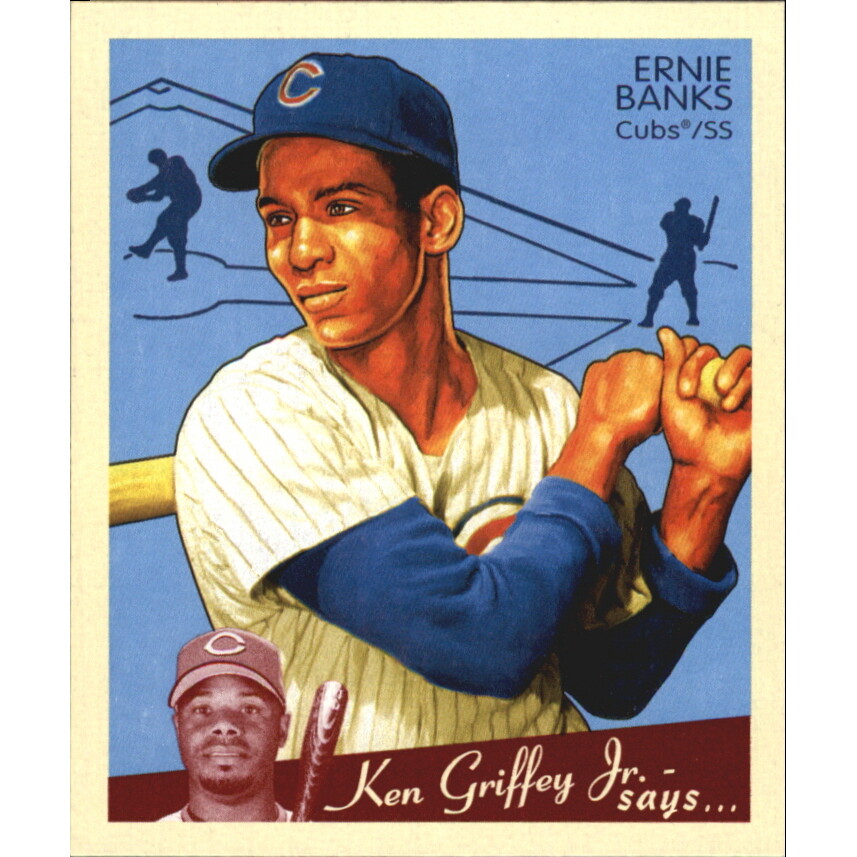 2008 Upper Deck Goudey Mini Red Backs #209 Ernie Banks. rookie card picture
