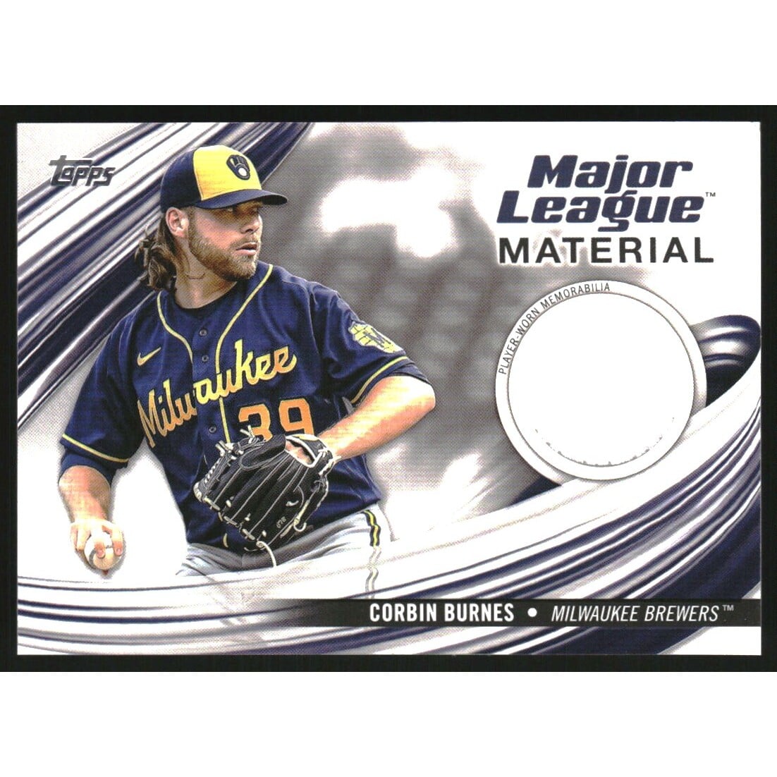 2023 Topps Major League Materials #MLMCB Corbin Burnes