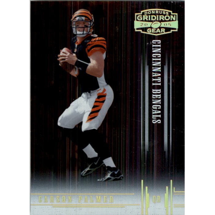 2005 Donruss Gridiron Gear Gold Holofoil #18 Carson Palmer