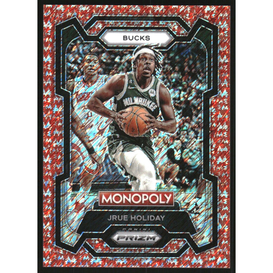 2023-24 Panini Prizm Monopoly Red Millionaire Shimmer #51 Jrue Holiday