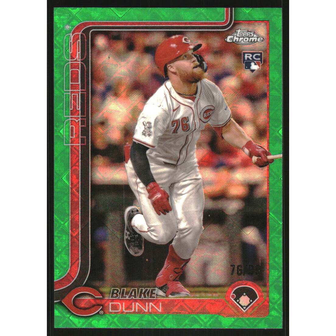 2025 Topps Chrome Logofractor Green Refractors #161 Blake Dunn