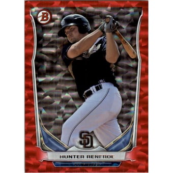 2014 Bowman Draft Top Prospects Red Ice #TP32 Hunter Renfroe