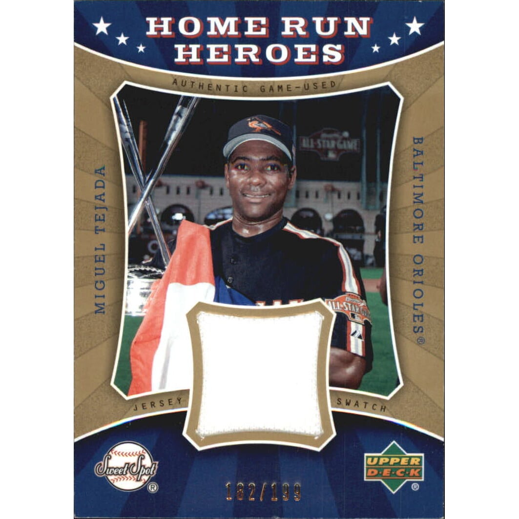 2004 Sweet Spot Home Run Heroes Jersey #HRTE Miguel Tejada