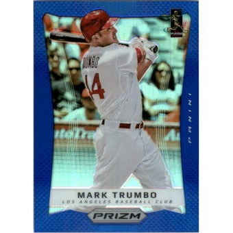 2012 Panini Prizm Prizms Blue #114 Mark Trumbo