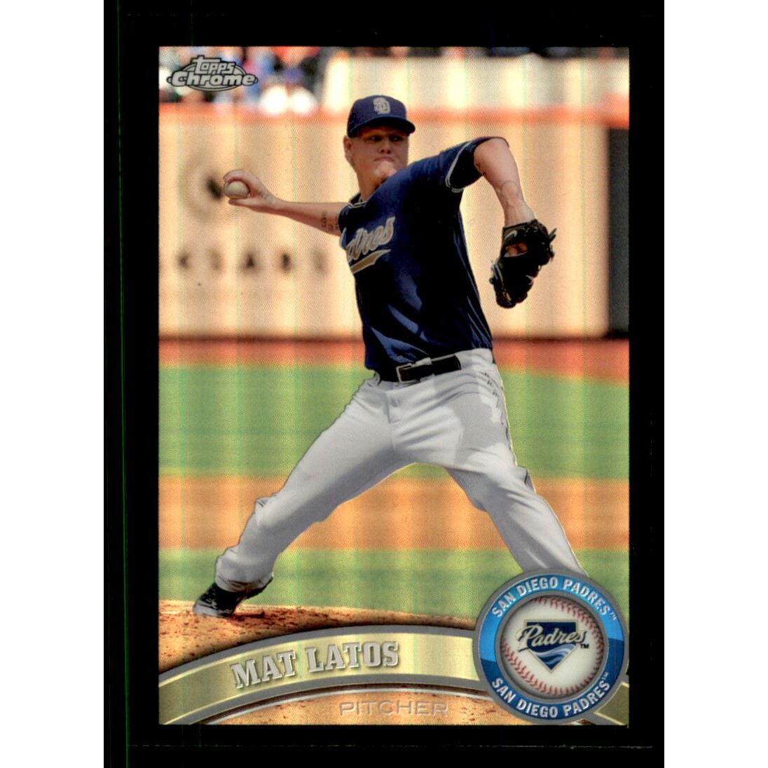 2011 Topps Chrome Black Refractors #81 Mat Latos