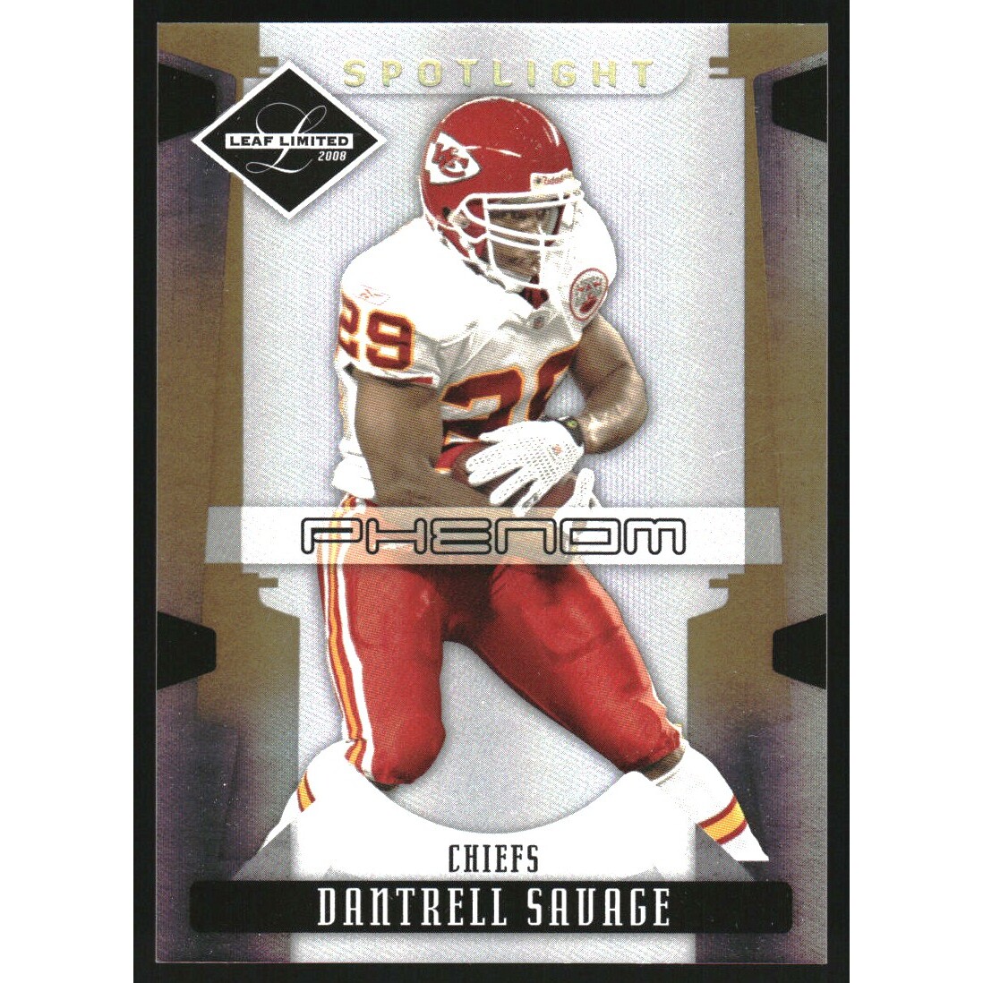 2008 Leaf Limited Gold Spotlight #224 Dantrell Savage
