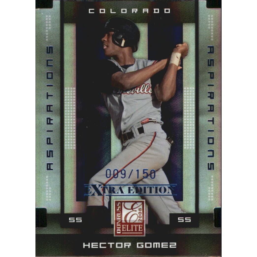 2008 Donruss Elite Extra Edition Aspirations #40 Hector Gomez. rookie card picture