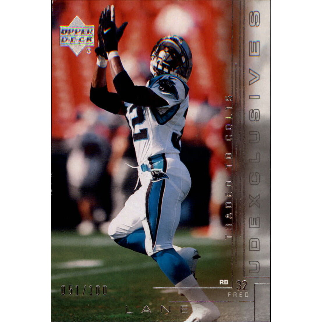 2000 Upper Deck Exclusives Silver #94 Fred Lane. rookie card picture