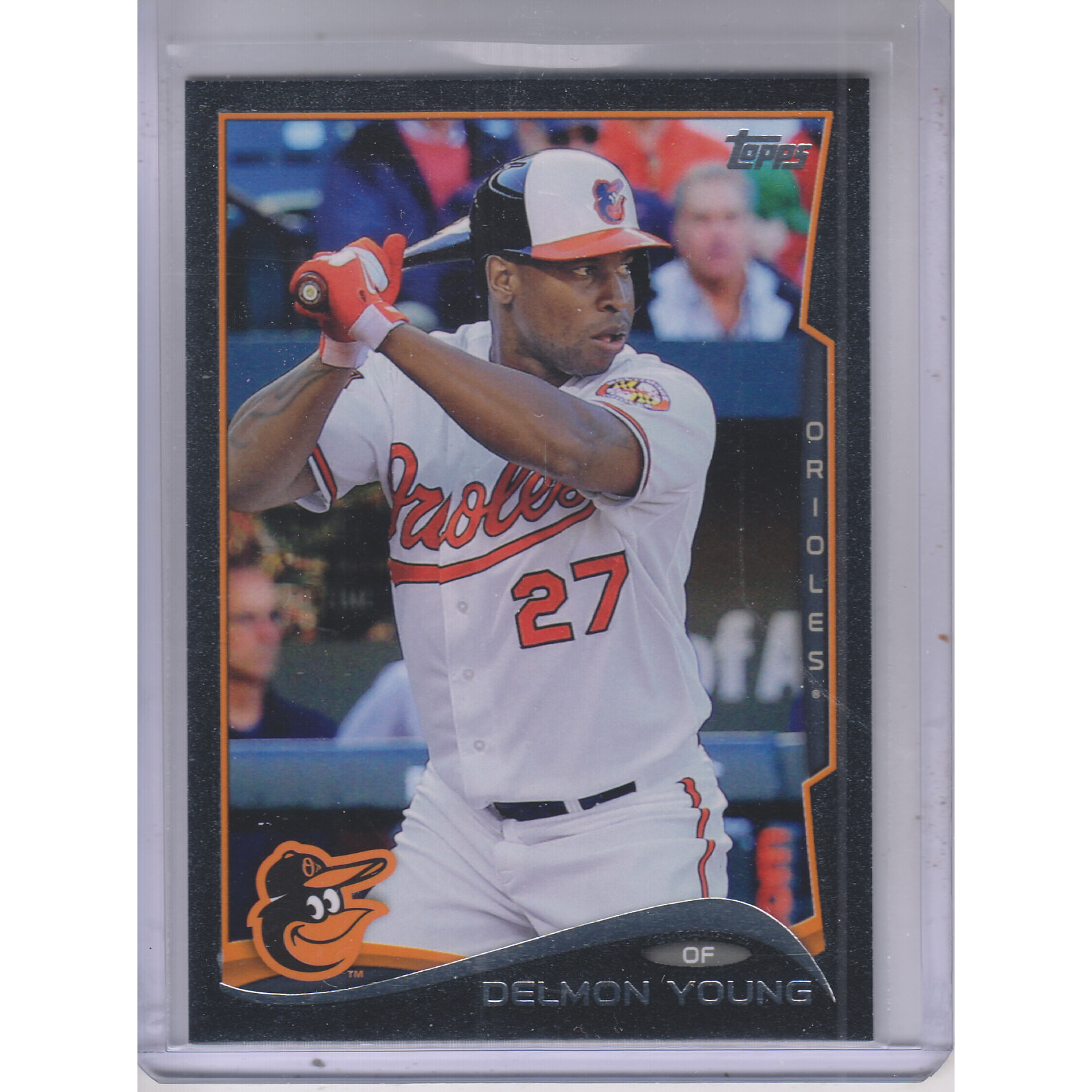 2014 Topps Update Black #US160 Delmon Young. rookie card picture