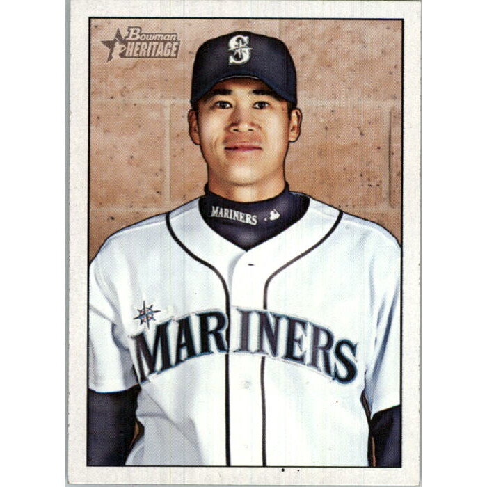 2007 Bowman Heritage #191b Kenji Johjima SP/No Signature. rookie card picture