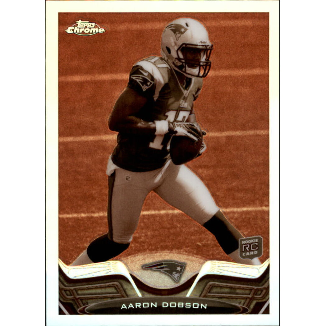 2013 Topps Chrome Sepia Refractors #65 Aaron Dobson. rookie card picture