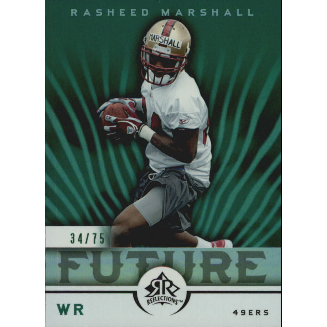 2005 Reflections Green #159 Rasheed Marshall