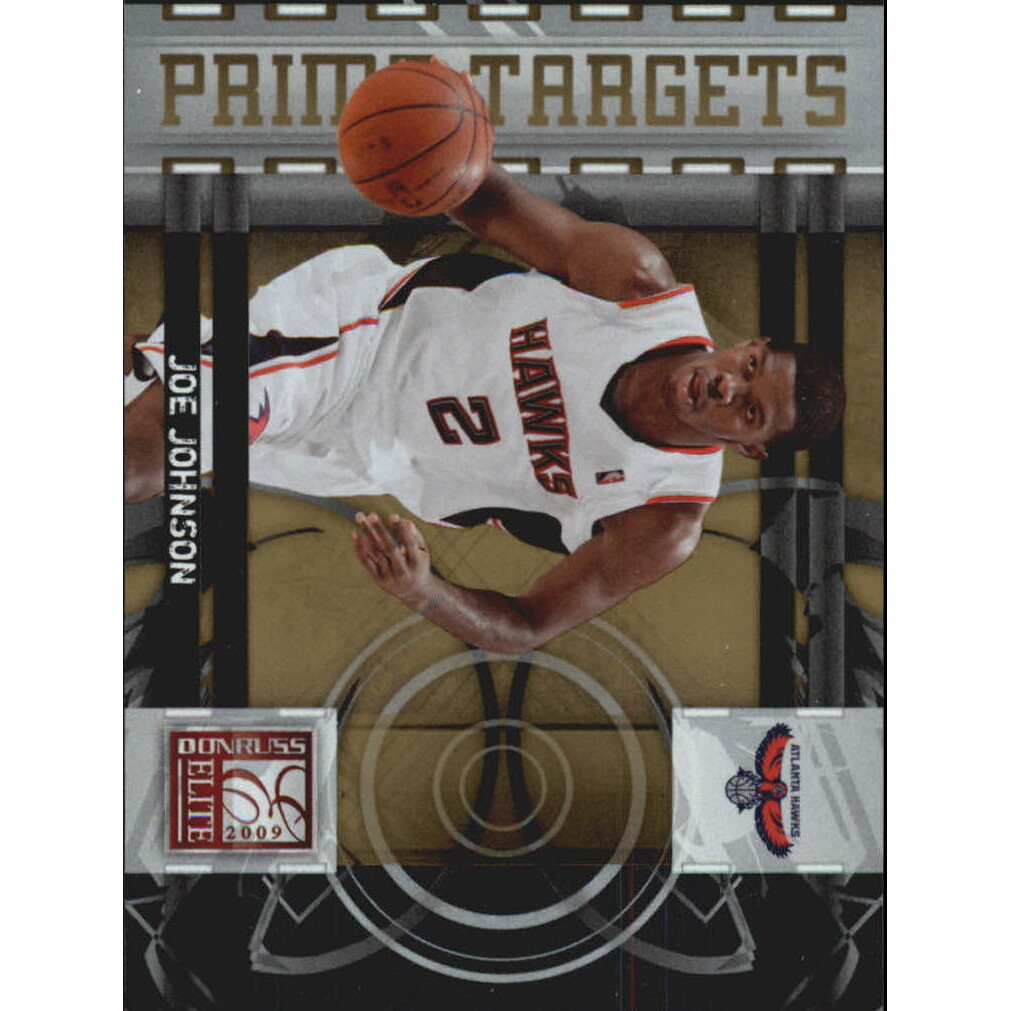 2009-10 Donruss Elite Prime Targets Gold #6 Joe Johnson