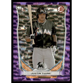 2014 Bowman Draft Purple Ice #DP41 Justin Twine