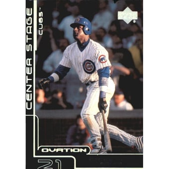 2000 Upper Deck Ovation Center Stage Rainbow #CS10 Sammy Sosa