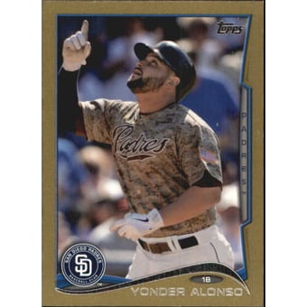 2014 Topps Mini Gold #129 Yonder Alonso