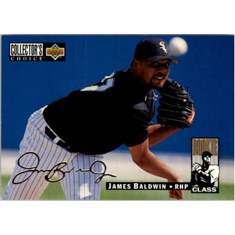 1994 Collector's Choice Silver Signature White Letter Variation #652 James Baldwin