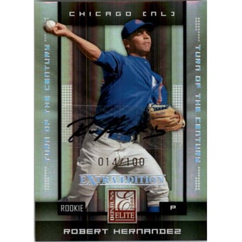 2008 Donruss Elite Extra Edition Signature Turn of the Century #157 Robert Hernandez/100