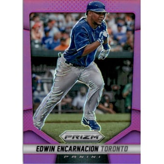 2014 Panini Prizm Prizms Purple #68 Edwin Encarnacion