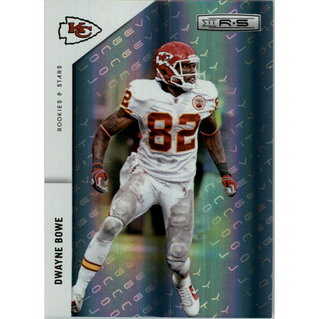 2011 Rookies and Stars Longevity Parallel Platinum #73 Dwayne Bowe