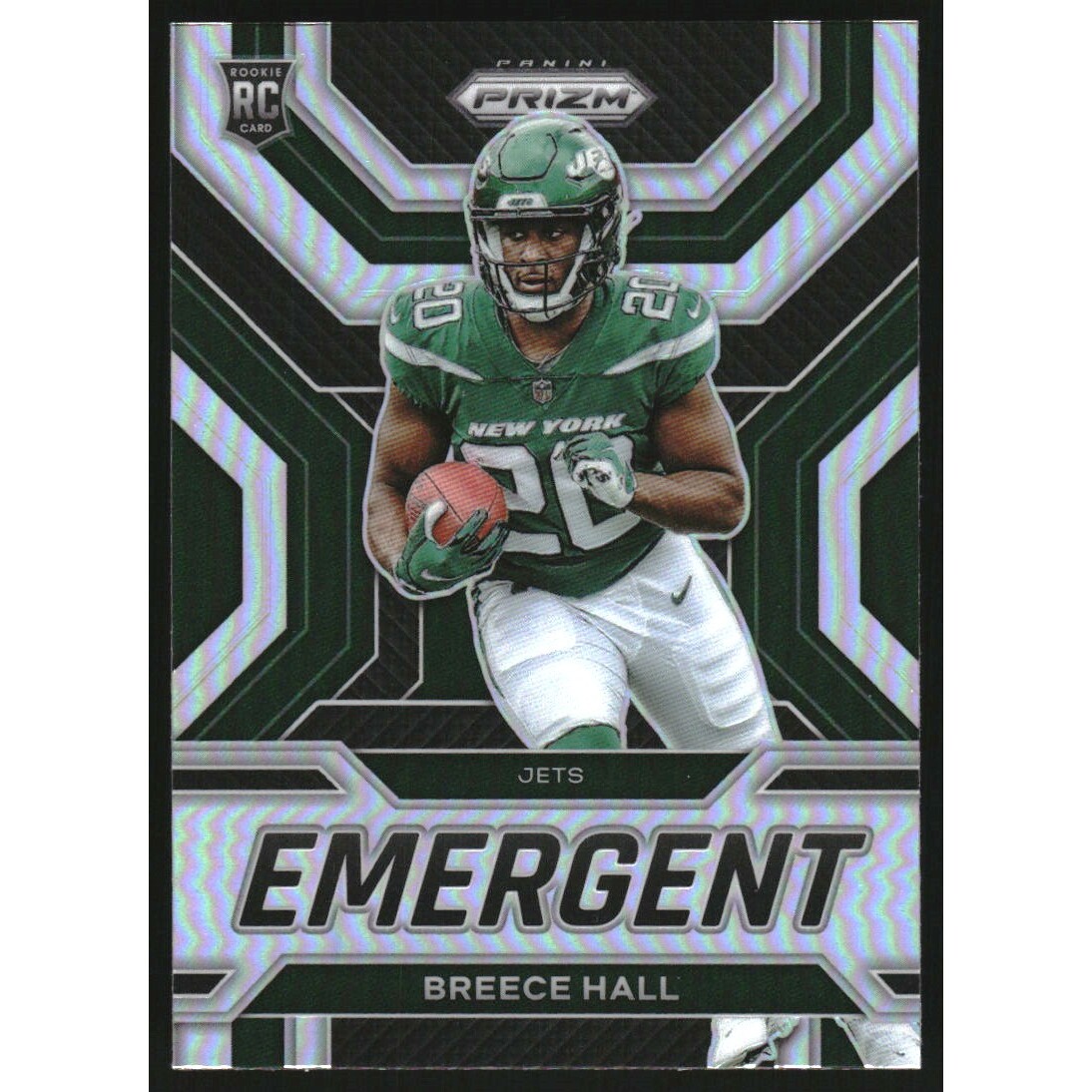 2022 Panini Prizm Emergent Prizms Silver #11 Breece Hall