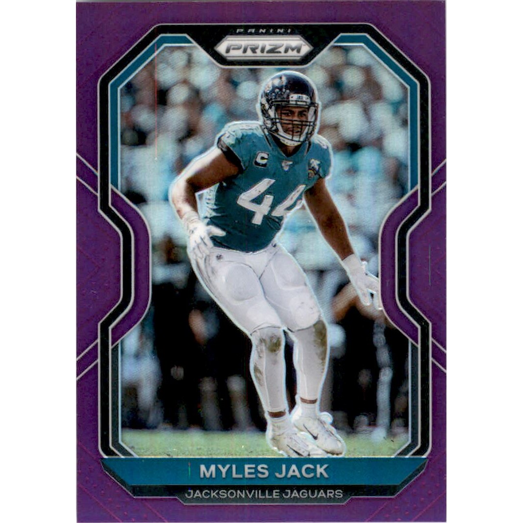 2020 Panini Prizm Prizms Purple #98 Myles Jack