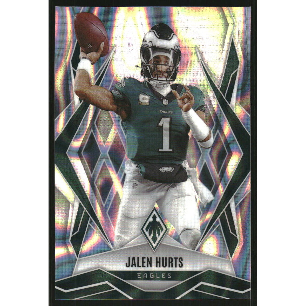 2025 Panini Phoenix Silver Lava #95 Jalen Hurts 2025 Panini Phoenix Silver Lava #95 Jalen Hurts