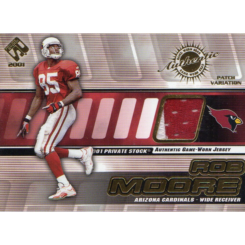 2001 Private Stock Game Worn Gear Patch #2 Rob Moore/200