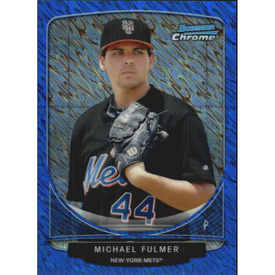 2013 Bowman Chrome Cream of the Crop Mini Blue Wave Refractors #NYM4 Michael Fulmer