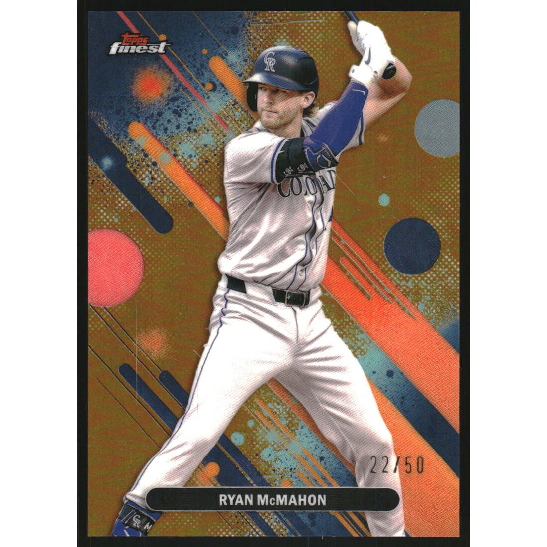 2025 Finest Gold Refractors #38 Ryan McMahon