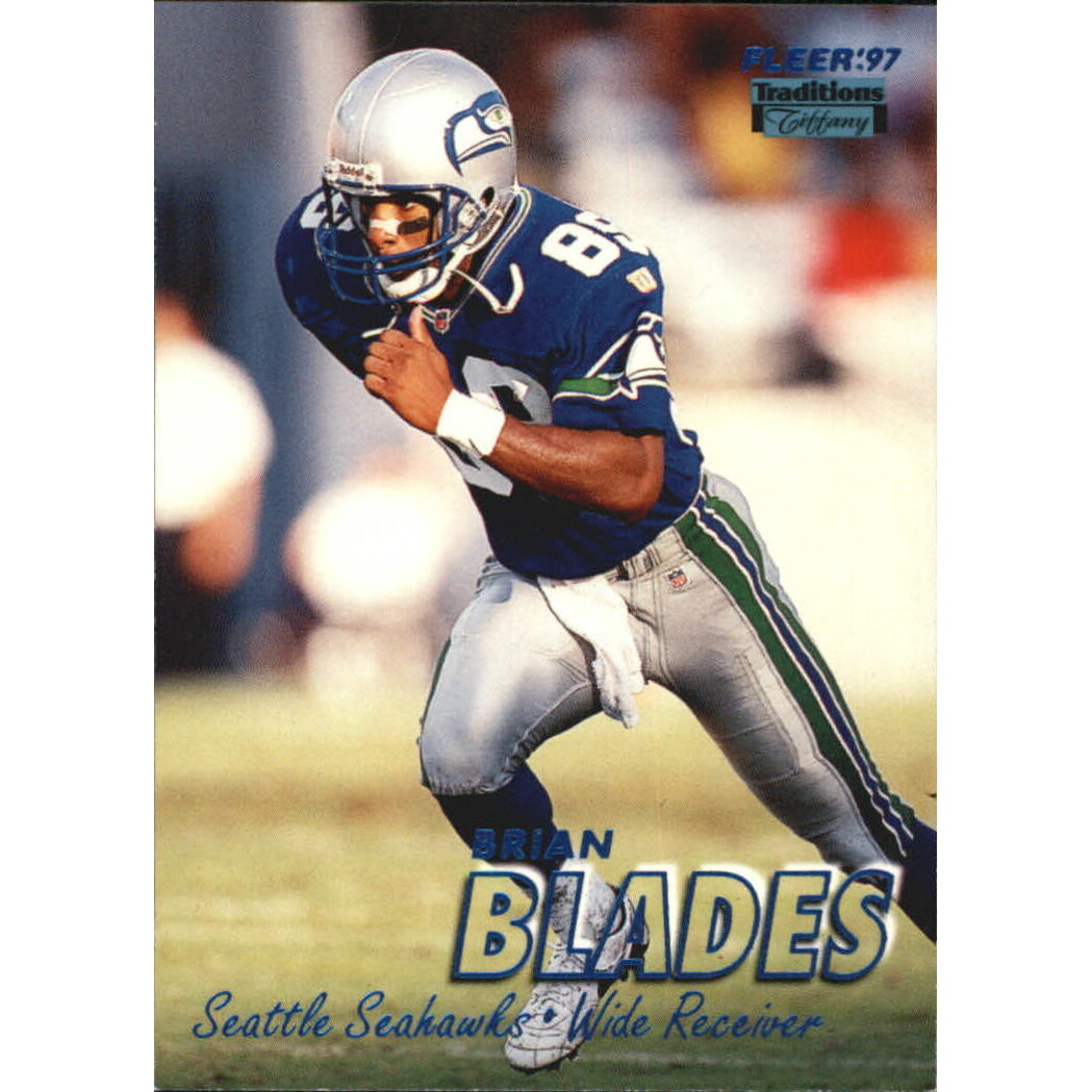 1997 Fleer Tiffany Blue #395 Brian Blades 1997 Fleer Tiffany Blue #395 Brian Blades