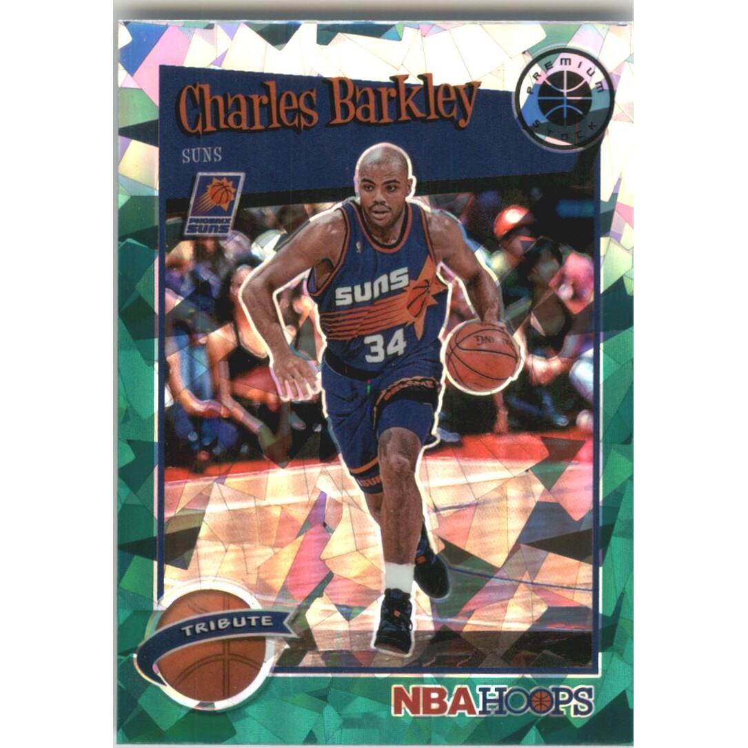 2019-20 Hoops Premium Stock Prizms Green Cracked Ice #281 Charles Barkley 2019-20 Hoops Premium Stock Prizms Green Cracked Ice #281 Charles Barkley