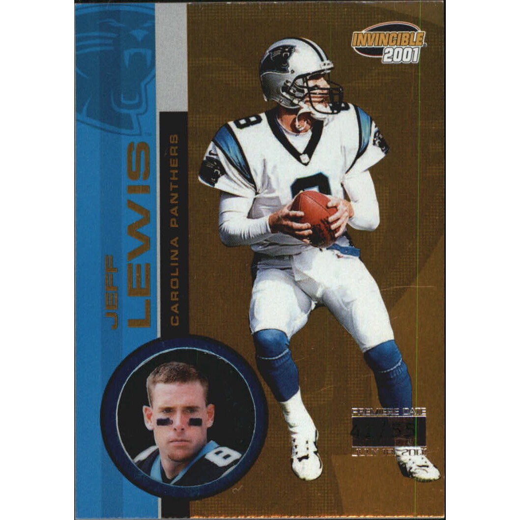 2001 Pacific Invincible Premiere Date #36 Jeff Lewis