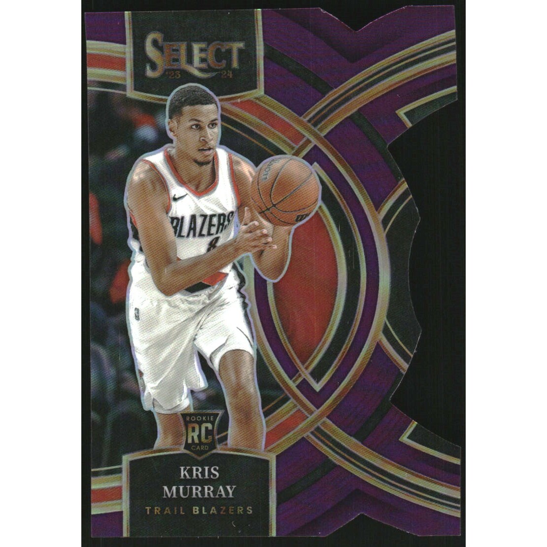 2023-24 Select Prizms Purple Die-Cut #120 Kris Murray