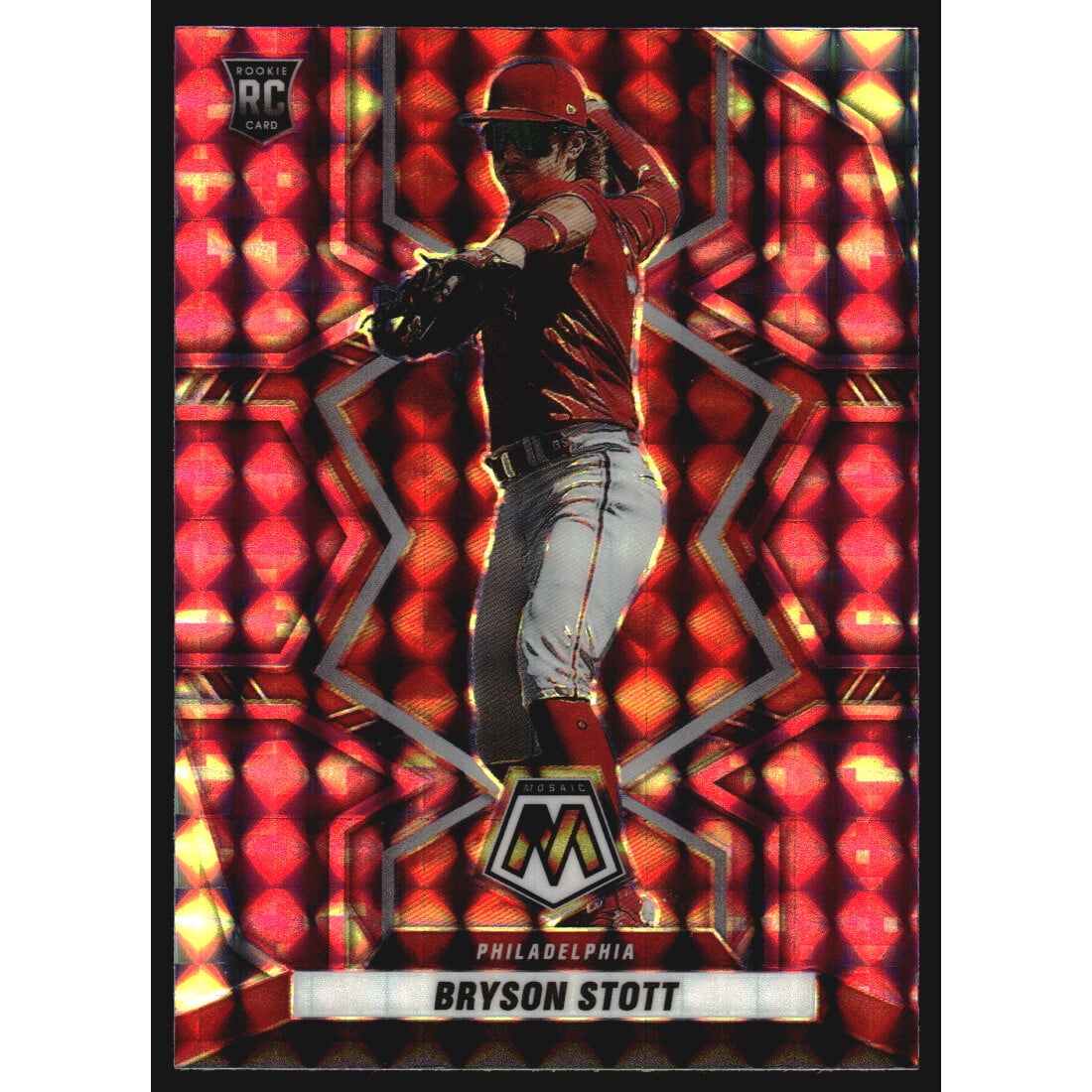 2022 Panini Mosaic Mosaic Pink Camo #272 Bryson Stott