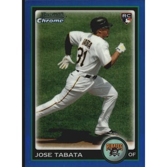 2010 Bowman Chrome Draft Blue Refractors #BDP12 Jose Tabata