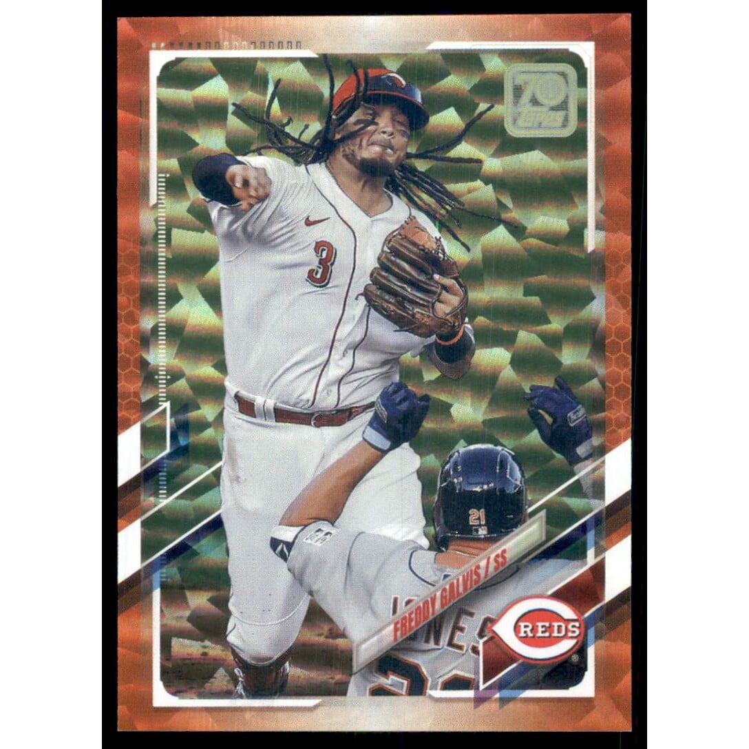 2021 Topps Orange Foil #274 Freddy Galvis. rookie card picture