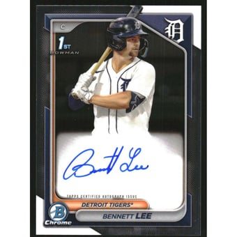 2024 Bowman Chrome Prospect Autographs #CPABL Bennett Lee
