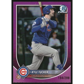 2025 Bowman Chrome Fuchsia Refractors #57 Kyle Tucker