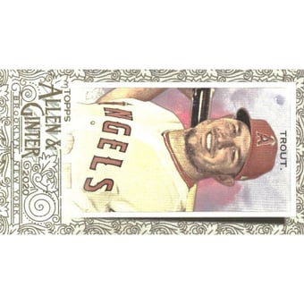 2020 Topps Allen and Ginter Mini Gold Border #85 Mike Trout