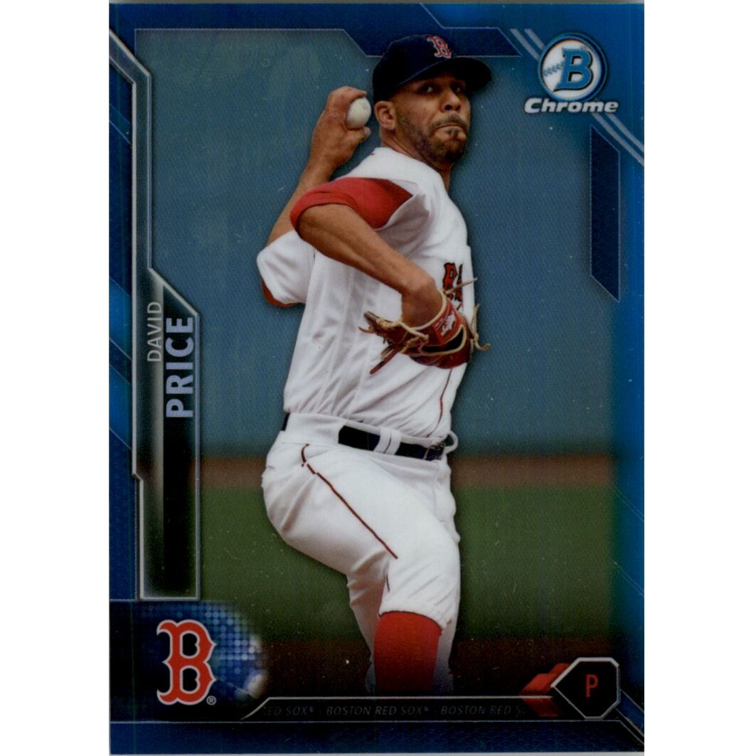 2016 Bowman Chrome Blue Refractors #49 David Price