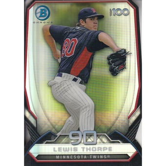 2014 Bowman Chrome Top 100 Prospects Die Cut Refractors #BTP90 Lewis Thorpe