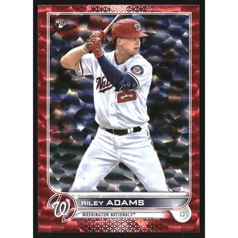 2022 Topps Red Foilboard #158 Riley Adams