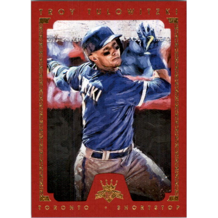 2016 Diamond Kings Framed Red #101 Troy Tulowitzki